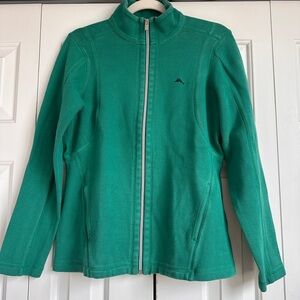 Tommy Bahama Green Full Zip Jacket Women’s Size S Lightweight